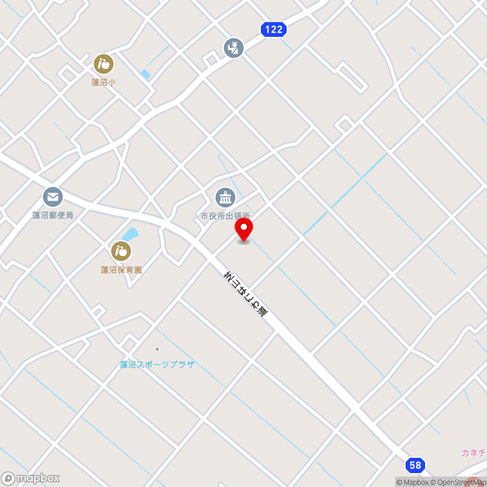 道の駅オライはすぬまの地図（zoom15）千葉県山武市蓮沼ハ4826