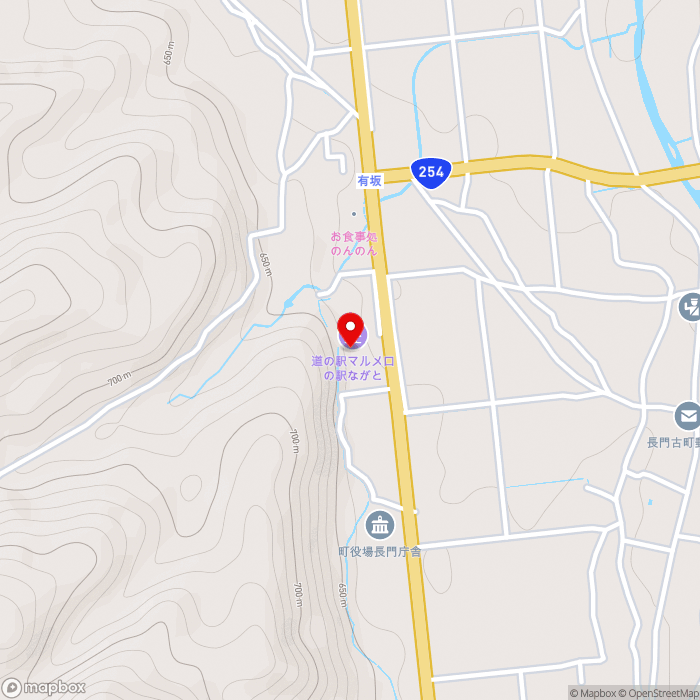 道の駅マルメロの駅ながとの地図（zoom15）長野県小県郡長和町古町2424-19