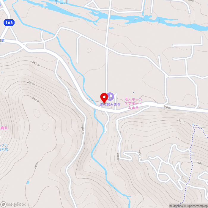道の駅みまきの地図（zoom15）長野県東御市布下35-4