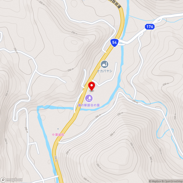 道の駅掛合の里の地図（zoom15）島根県雲南市掛合町掛合1800-2