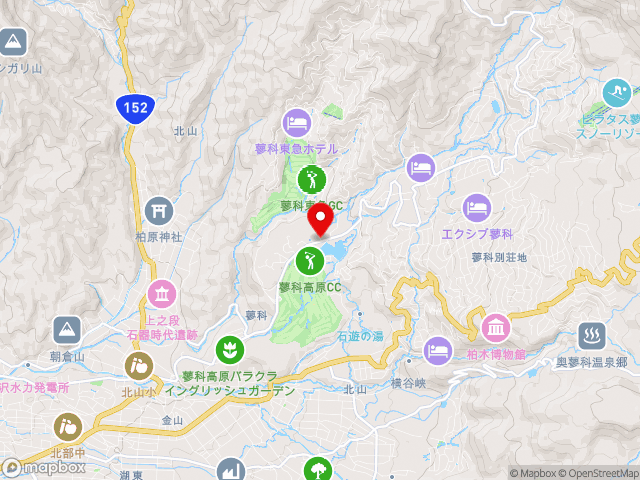 長野県の道の駅 ビーナスライン蓼科湖の地図