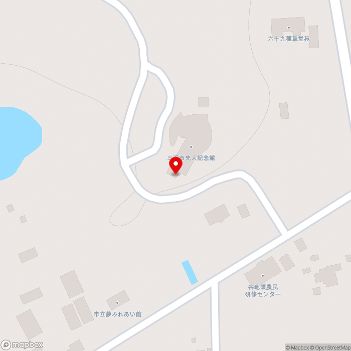 道の駅みさわの地図（zoom17）青森県三沢市谷地頭4-298-652