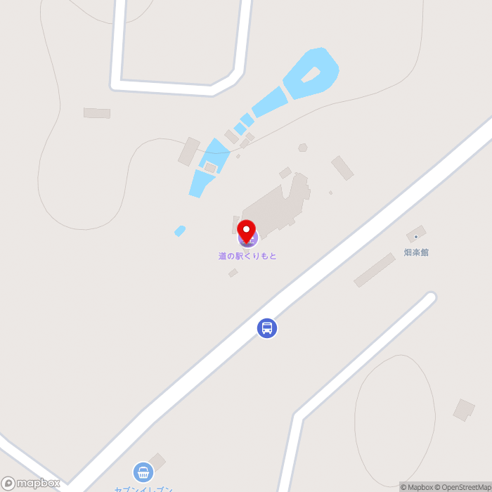 道の駅くりもとの地図（zoom17）千葉県香取市沢1372-1
