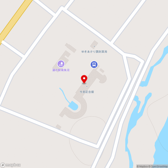 道の駅南魚沼の地図（zoom17）新潟県南魚沼市下一日市855番地