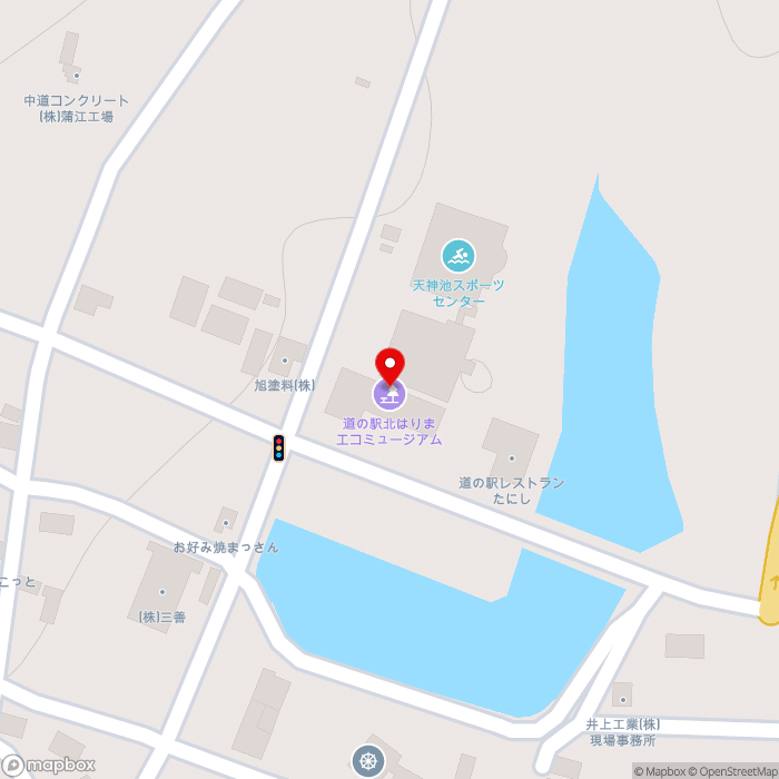 道の駅北はりまエコミュージアムの地図（zoom17）兵庫県西脇市寺内字天神池517-1