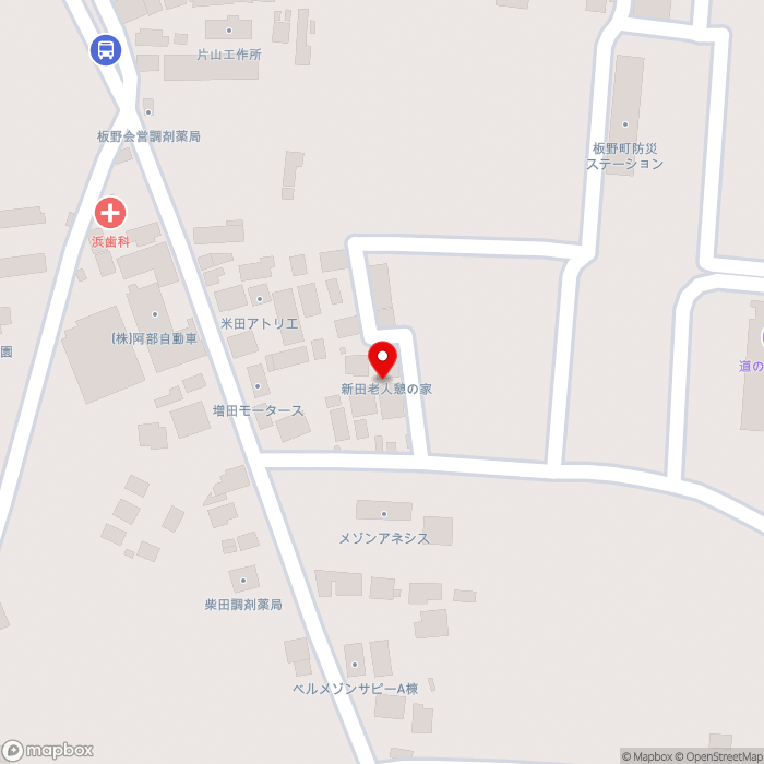 道の駅いたのの地図（zoom17）徳島県板野郡板野町川端字中手崎39番地5
