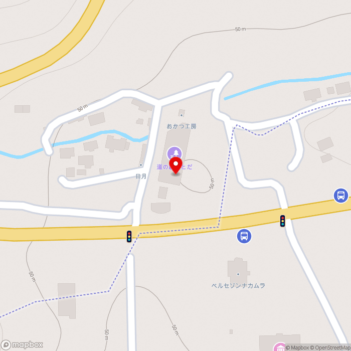 道の駅いとだの地図（zoom17）福岡県田川郡糸田町162番地4