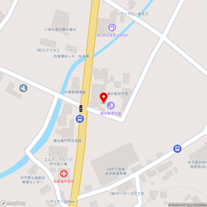 道の駅伊万里の地図（zoom17）佐賀県伊万里市南波多町井手野2754-9