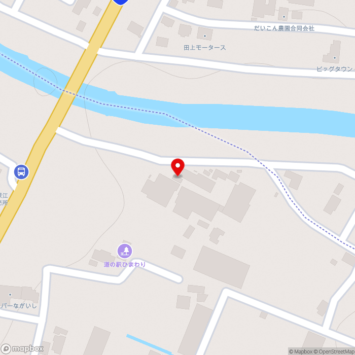 道の駅みずなし本陣ふかえの地図（zoom17）長崎県南島原市深江町丁6077