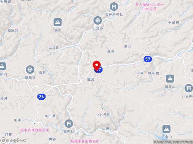 石川県の道の駅 桜峠の地図
