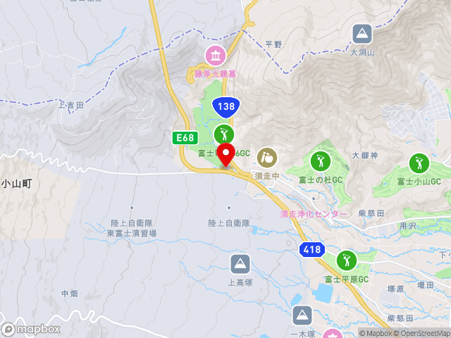静岡県の道の駅 すばしりの地図
