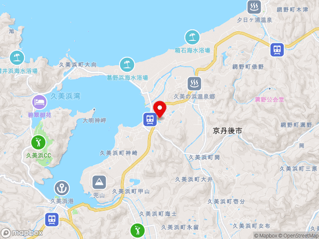 京都府の道の駅くみはまSANKAIKANの地図