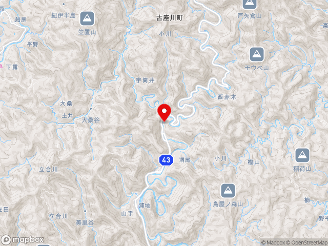 和歌山県の道の駅 瀧之拝太郎の地図