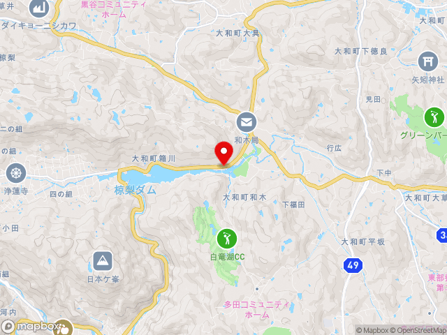 広島県の道の駅 よがんす白竜の地図