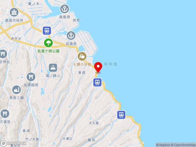 佐賀県の道の駅鹿島の地図