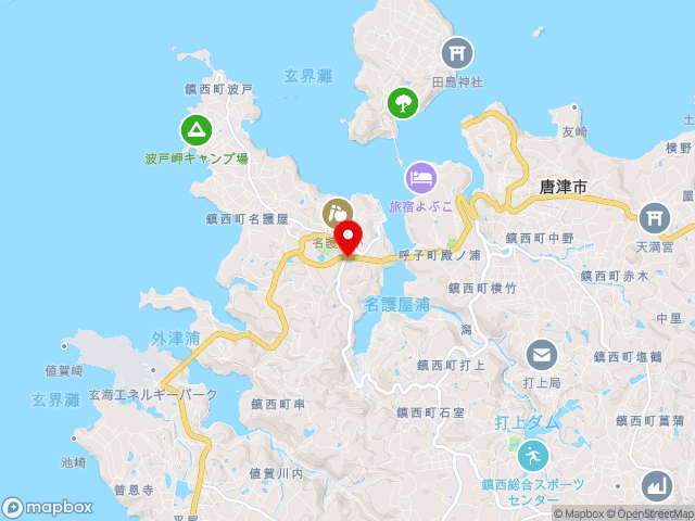 長崎県の道の駅 桃山天下市の地図