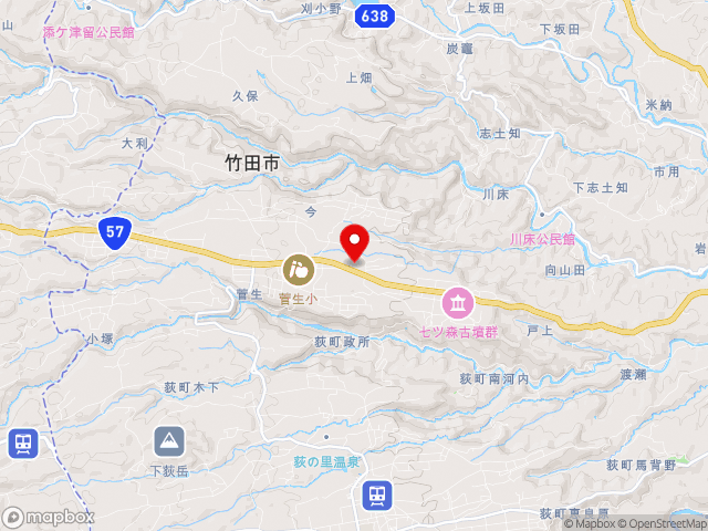 熊本県の道の駅 すごうの地図