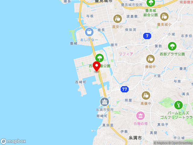 沖縄県の道の駅 いとまんの地図