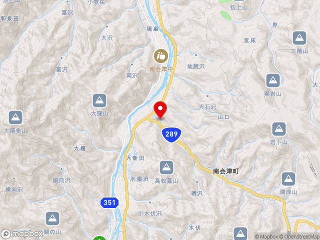 国道289号沿いの道の駅 きらら２８９の地図