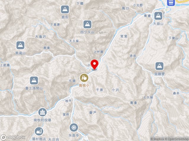 群馬県の道の駅オアシスなんもくの地図