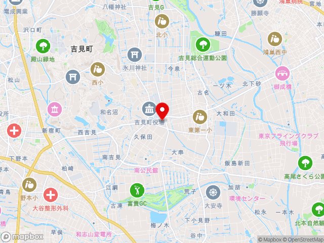 埼玉県の道の駅いちごの里　よしみの地図