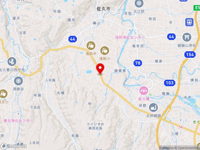 長野県の道の駅 ほっとぱ～く・浅科の地図