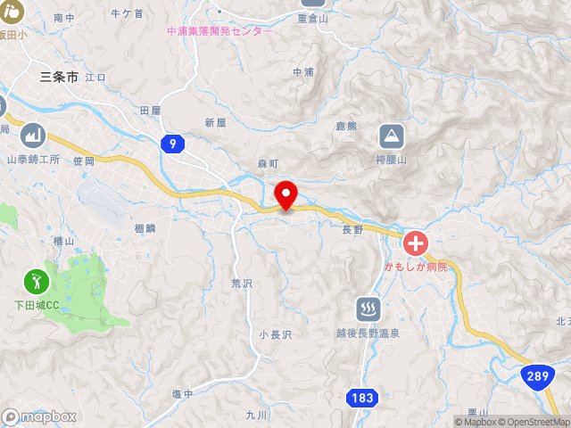 新潟県の道の駅 漢学の里しただの地図